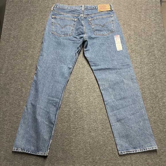 Vintage Levi's 501 Jeans Men's 38x32 Blue Original Fit Button Fly 2000 New NWT - Picture 7 of 12